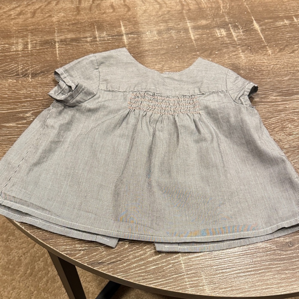 Charming Gray Kids Blouse